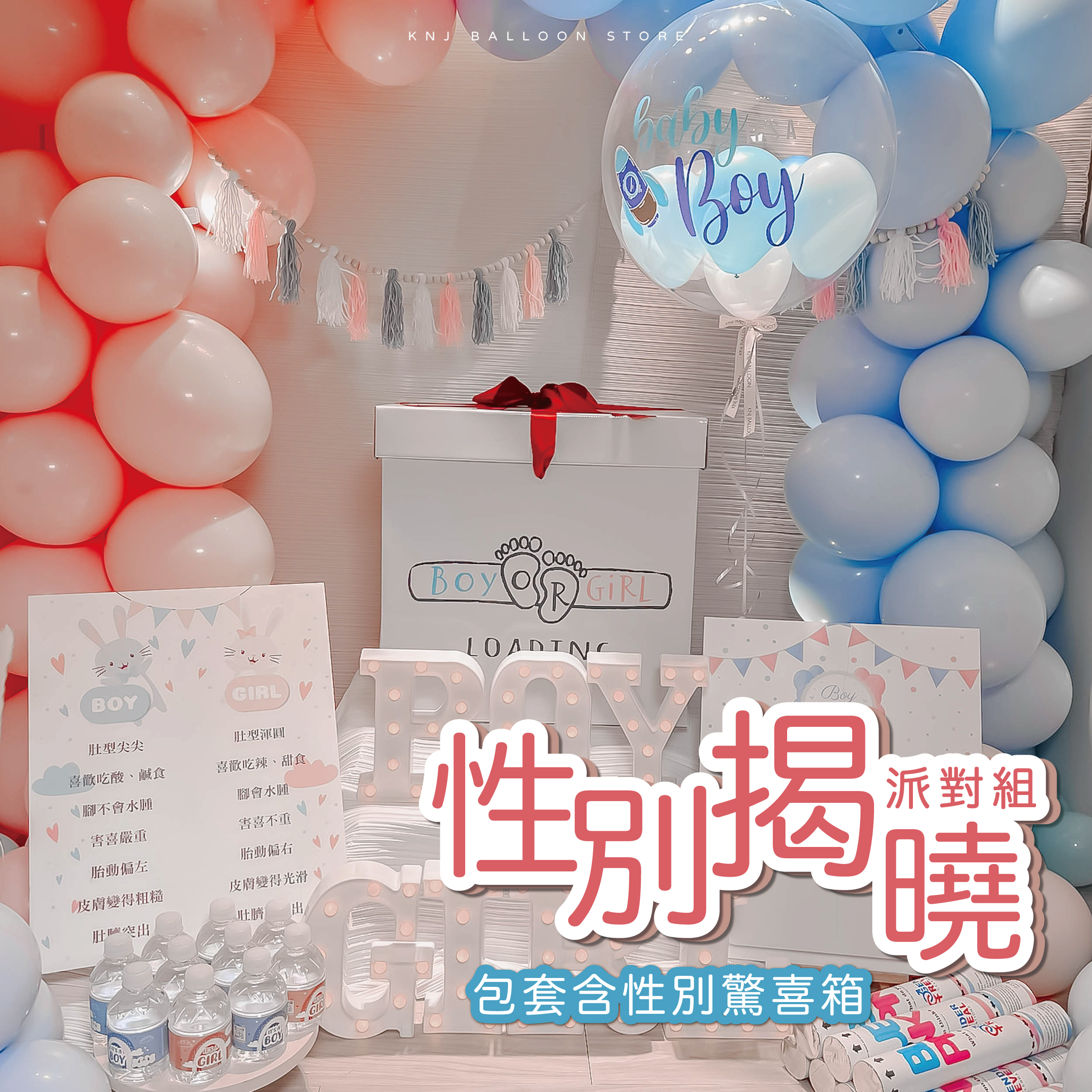 性別揭曉派對組 B款