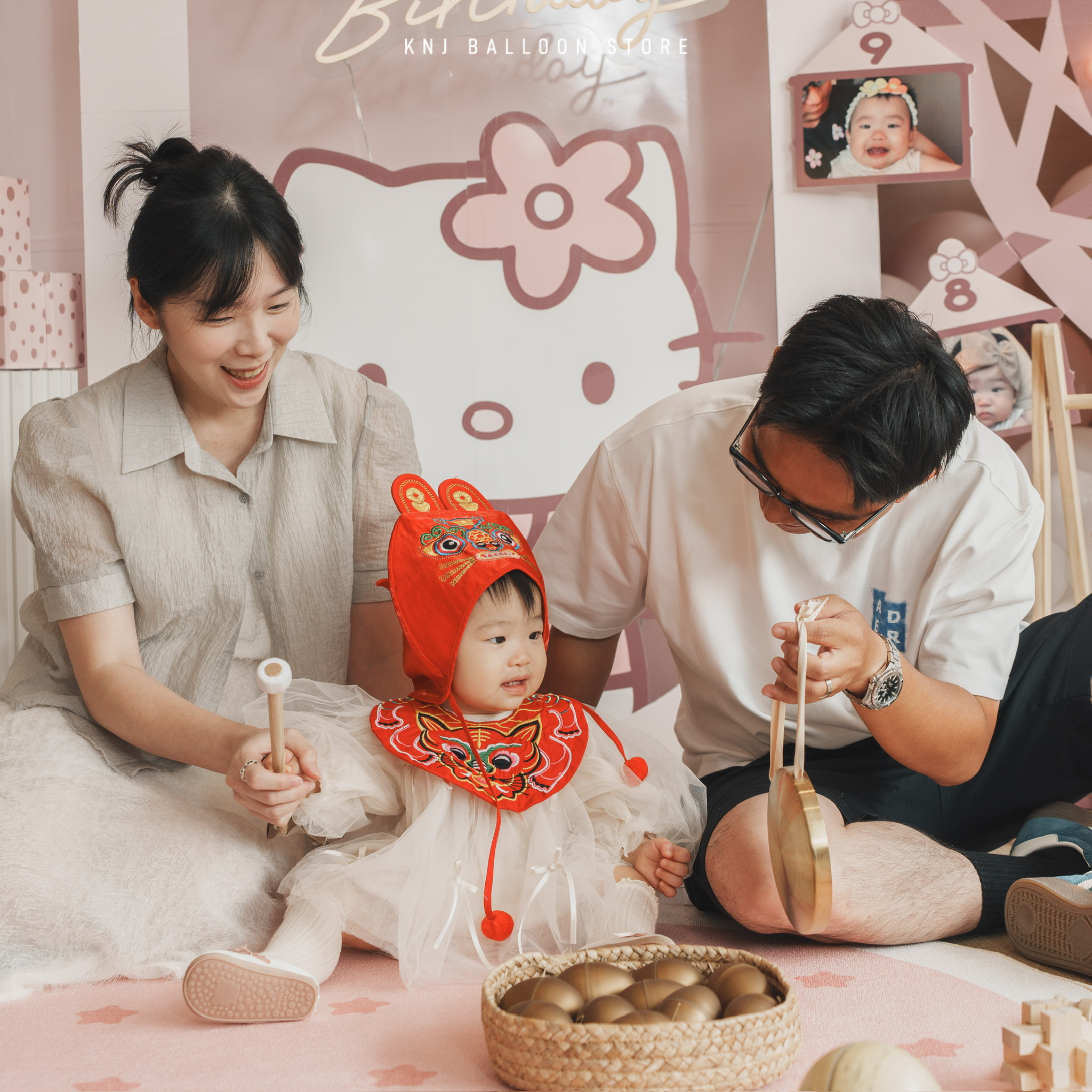 抓週儀式重點畫面