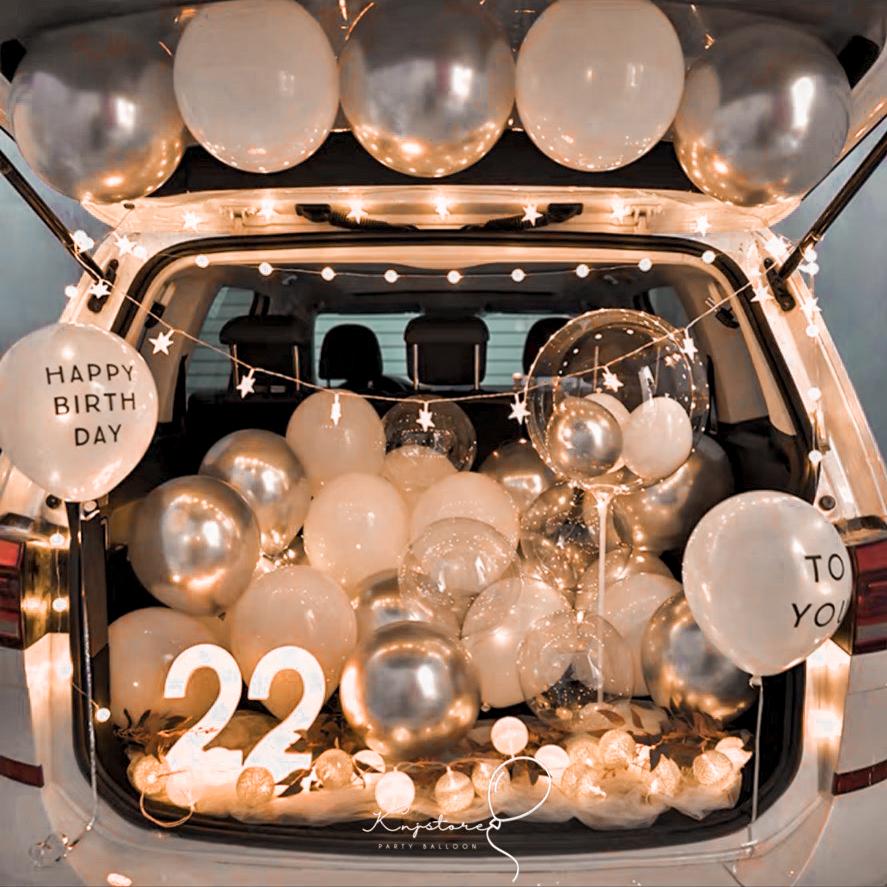 後車廂驚喜氣球佈置