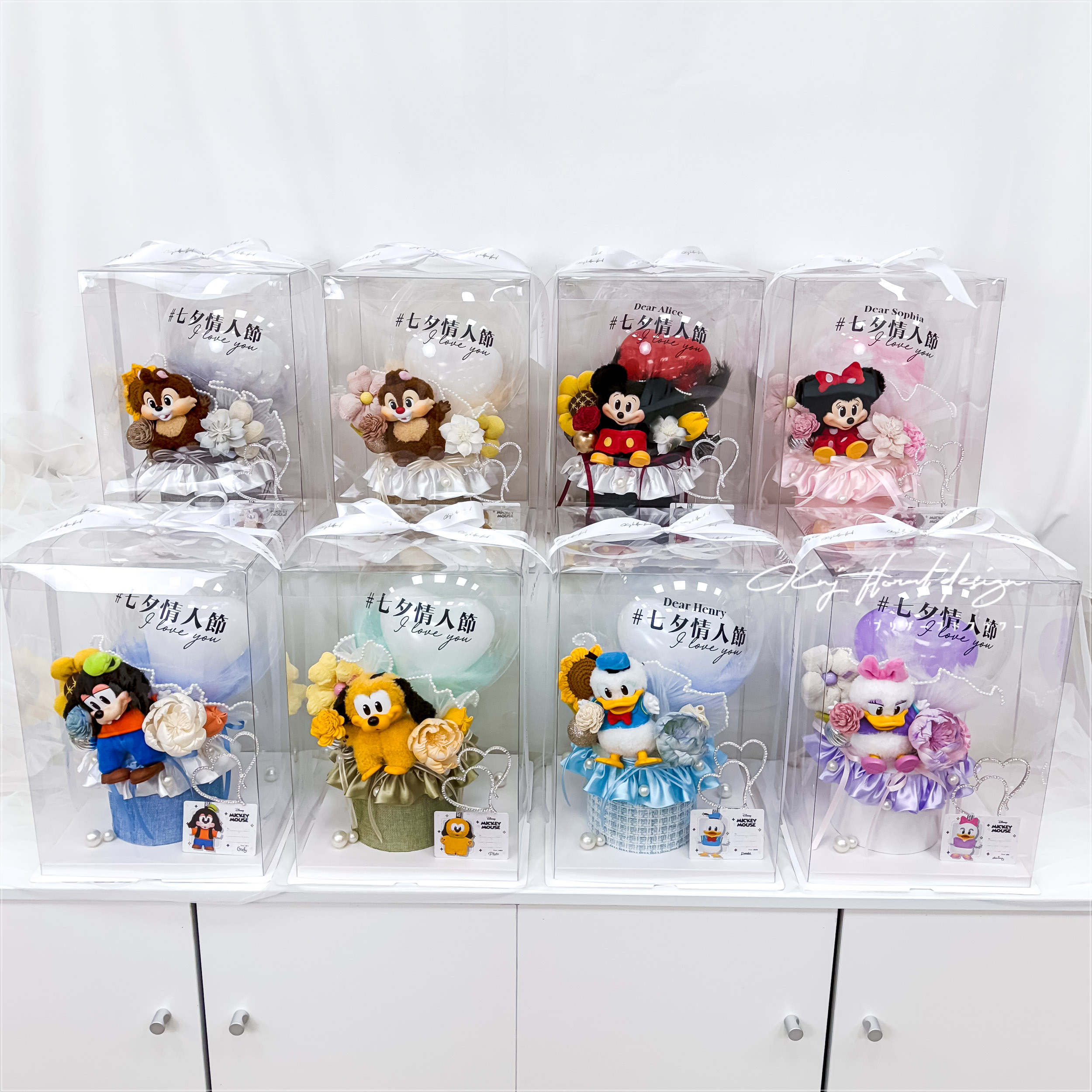 【七夕限定】Disney經典角色氣球禮盒
