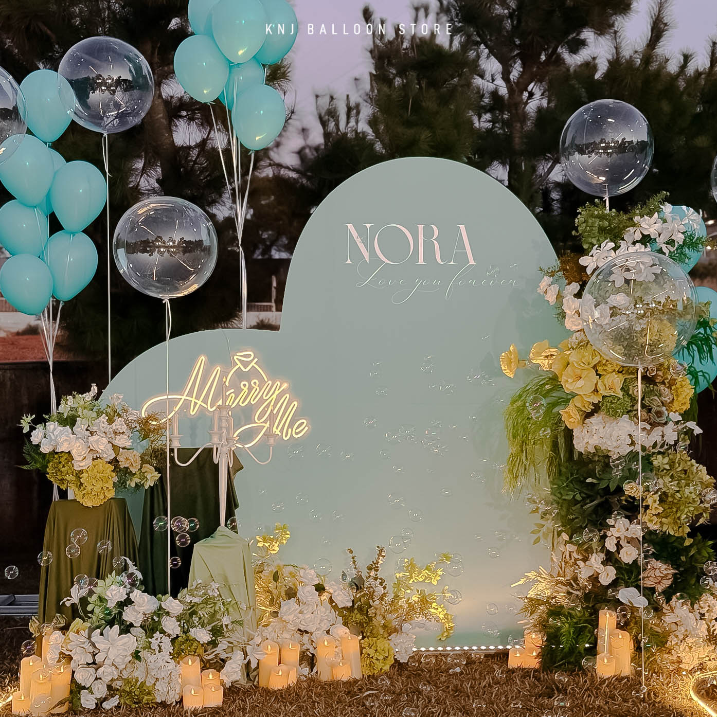 桃園求婚氣球推薦｜KNJ專業佈置團隊