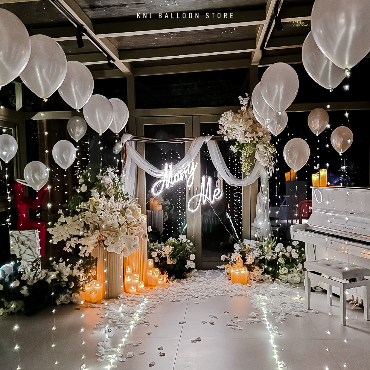 苗栗露營求婚佈置｜山Chill露營區求婚氣球佈置