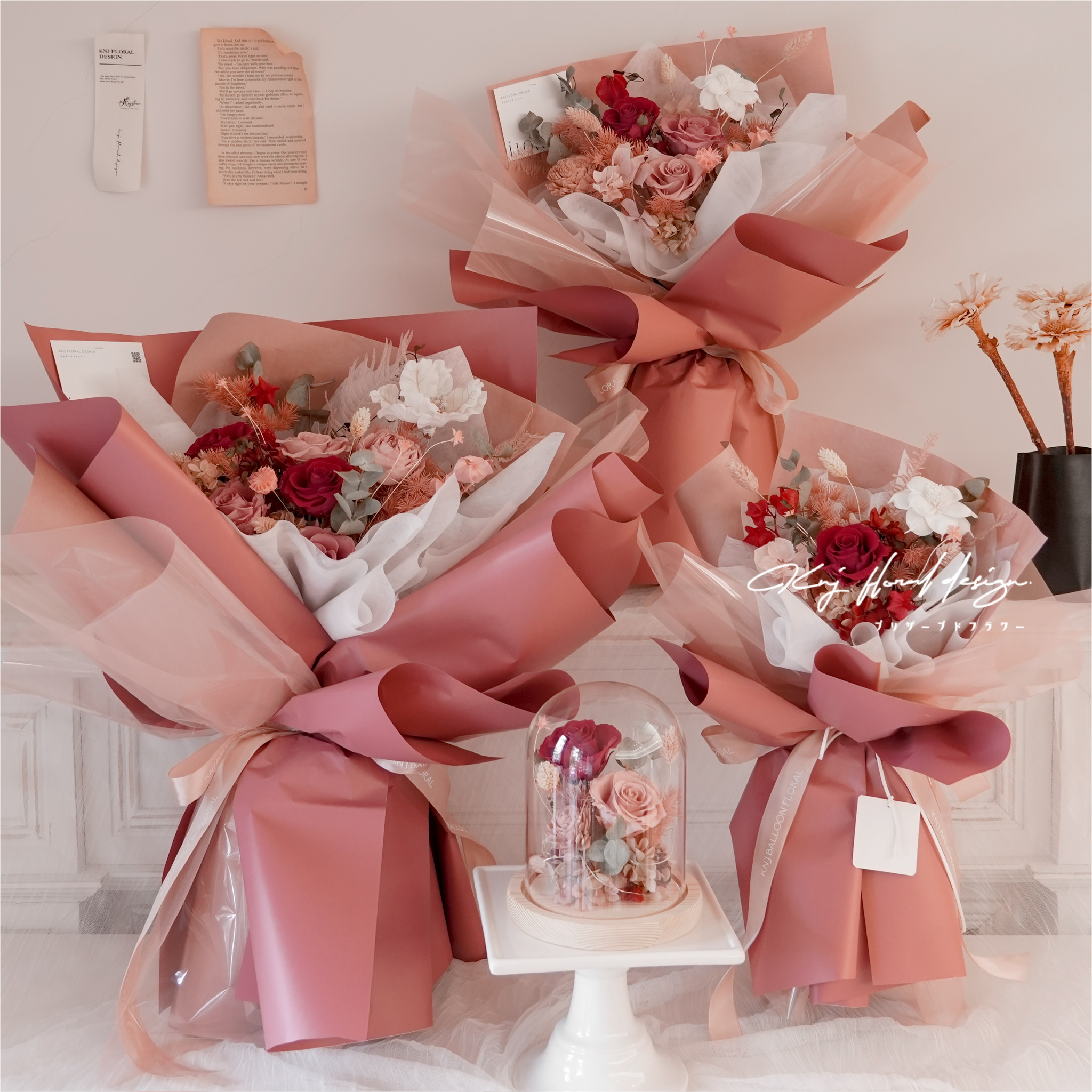 莓果花園系列｜KNJ專業花藝師手工製作