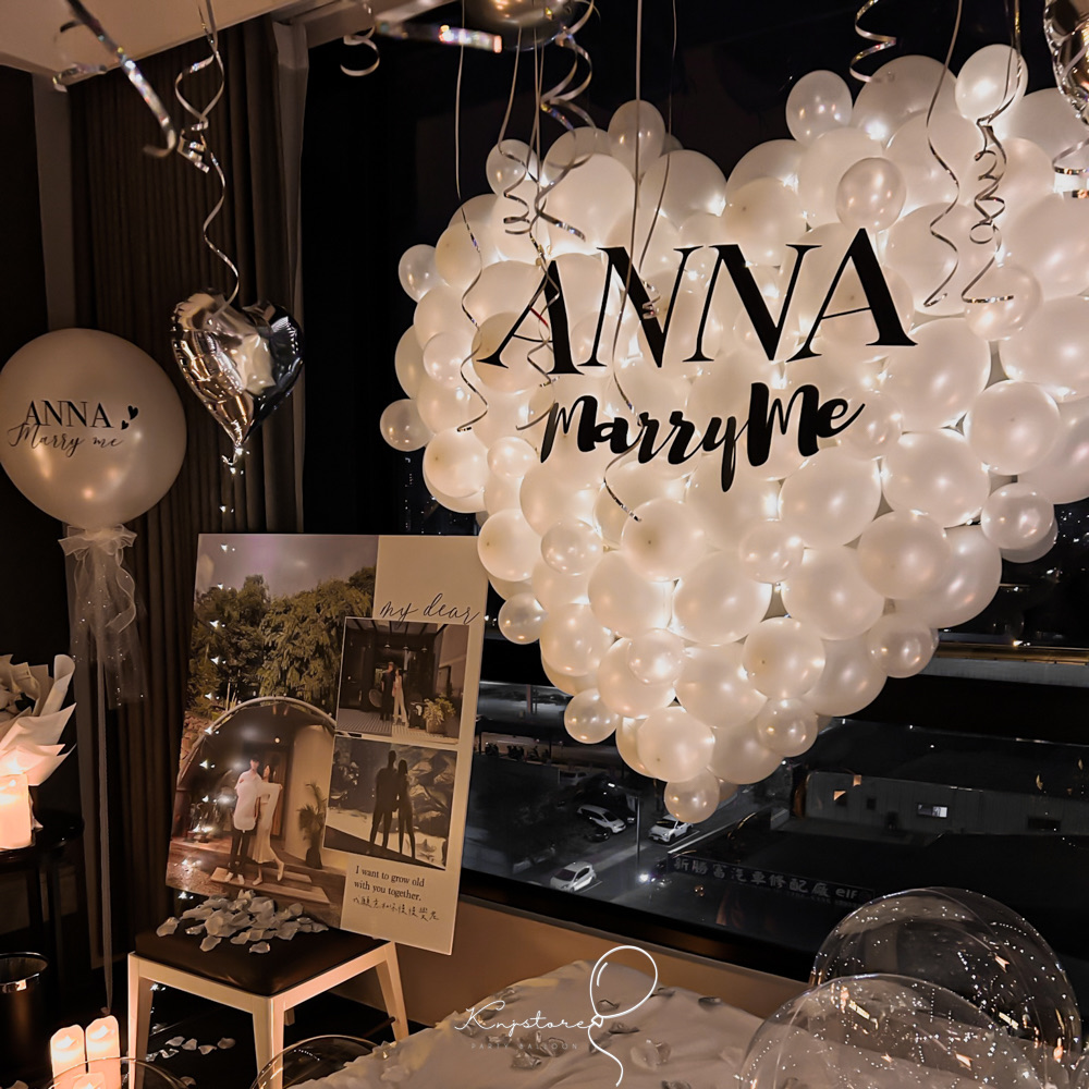 飯店唯美求婚案例｜BODA HOTEL 伯達行旅浪漫求婚佈置