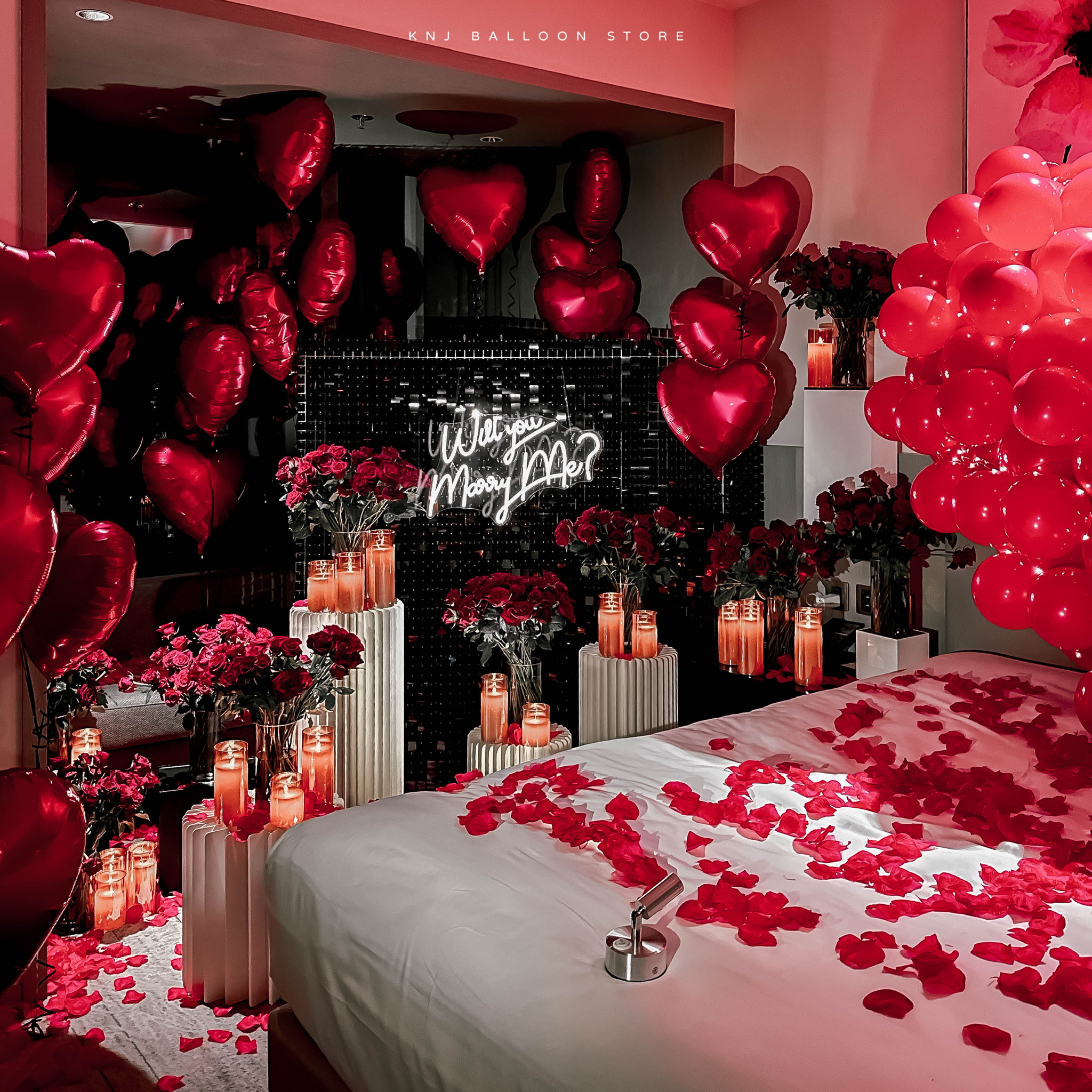 求婚佈置案例 ｜台北國泰萬怡酒店