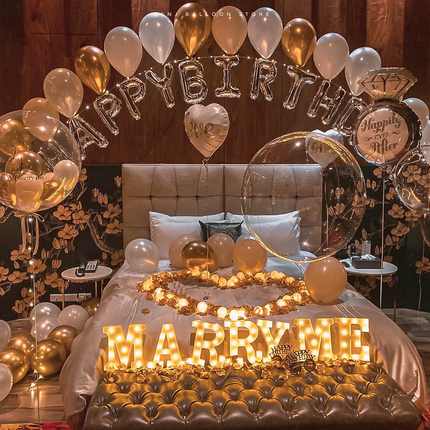 求婚佈置案例 ｜台北國泰萬怡酒店