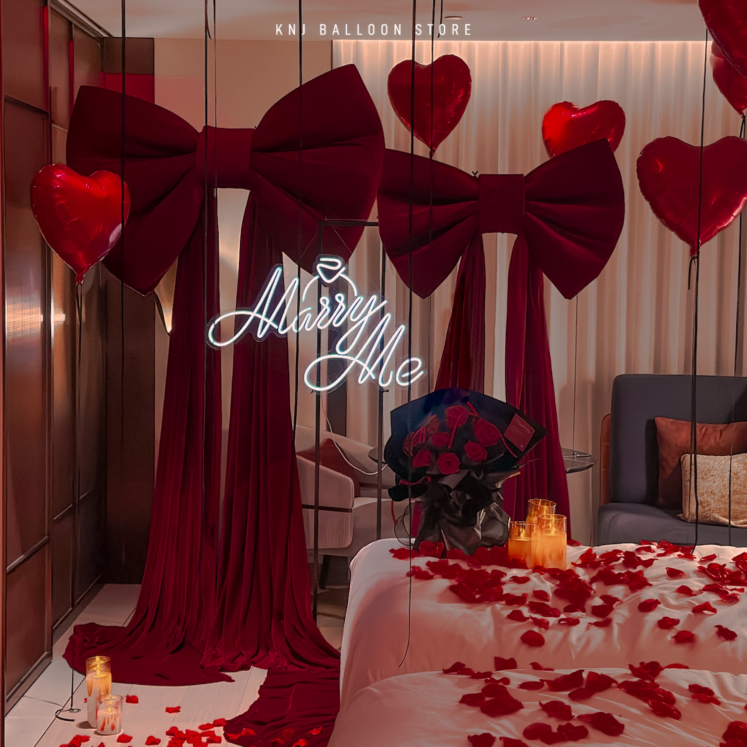 台中求婚氣球佈置｜台中勤美洲際酒店