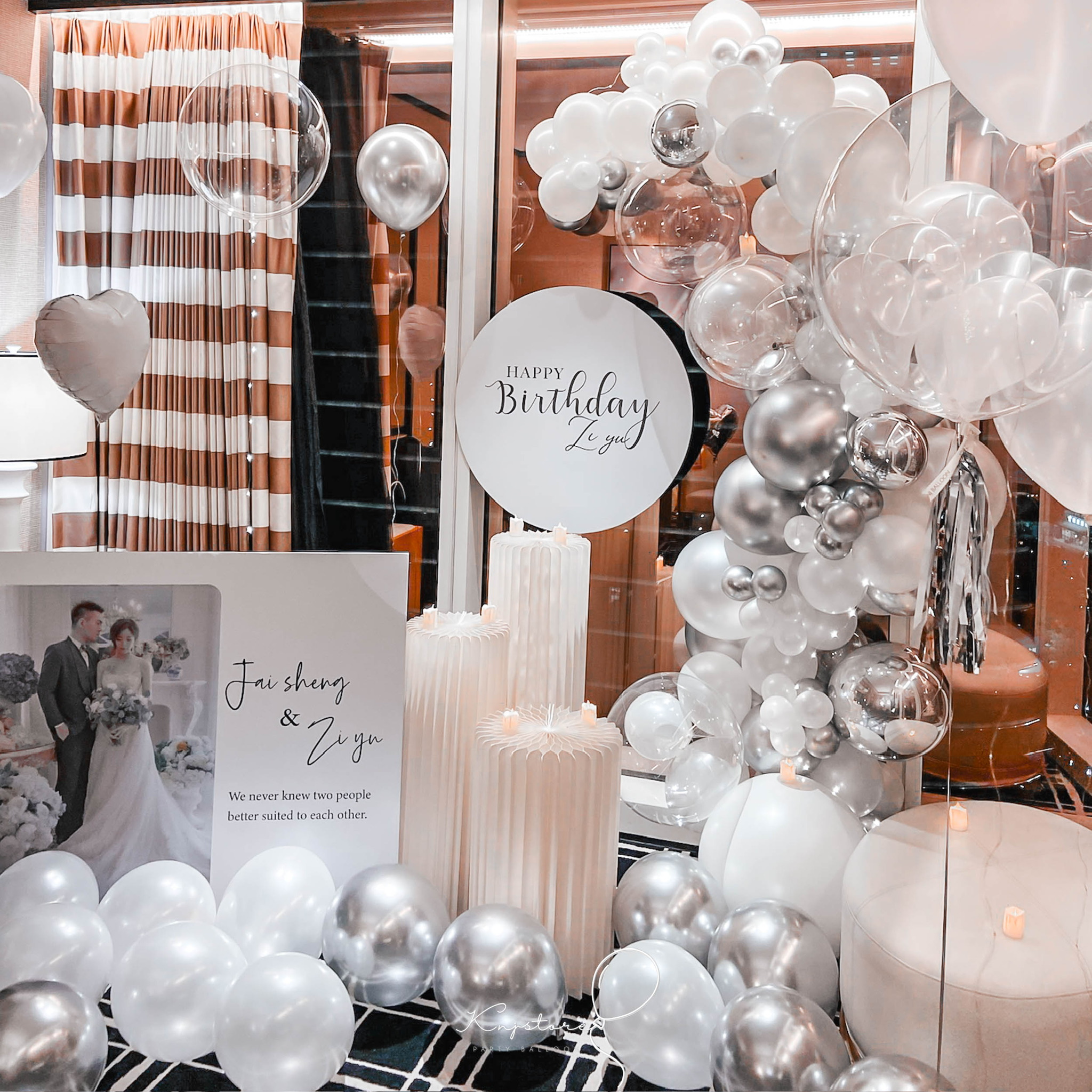 台中林酒店 | 求婚氣球案例