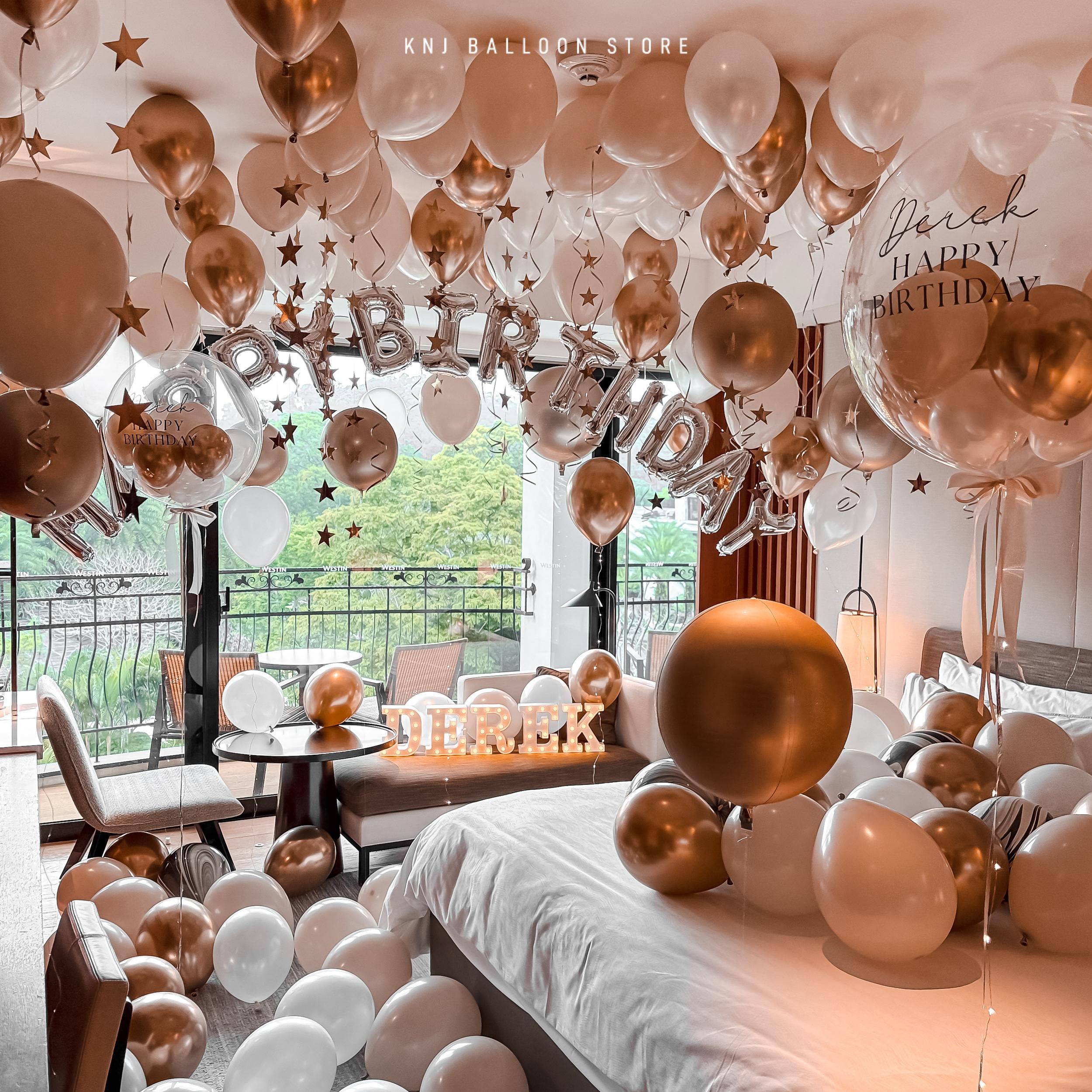 桃園生日氣球佈置｜桃園大溪威斯汀