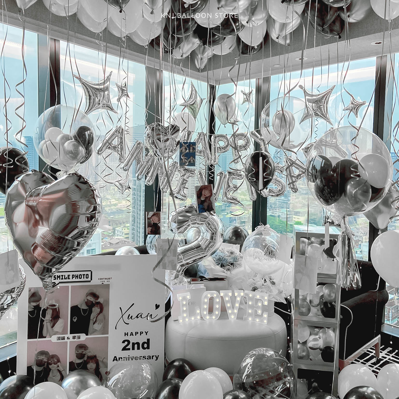 台中週年氣球佈置｜台中林酒店