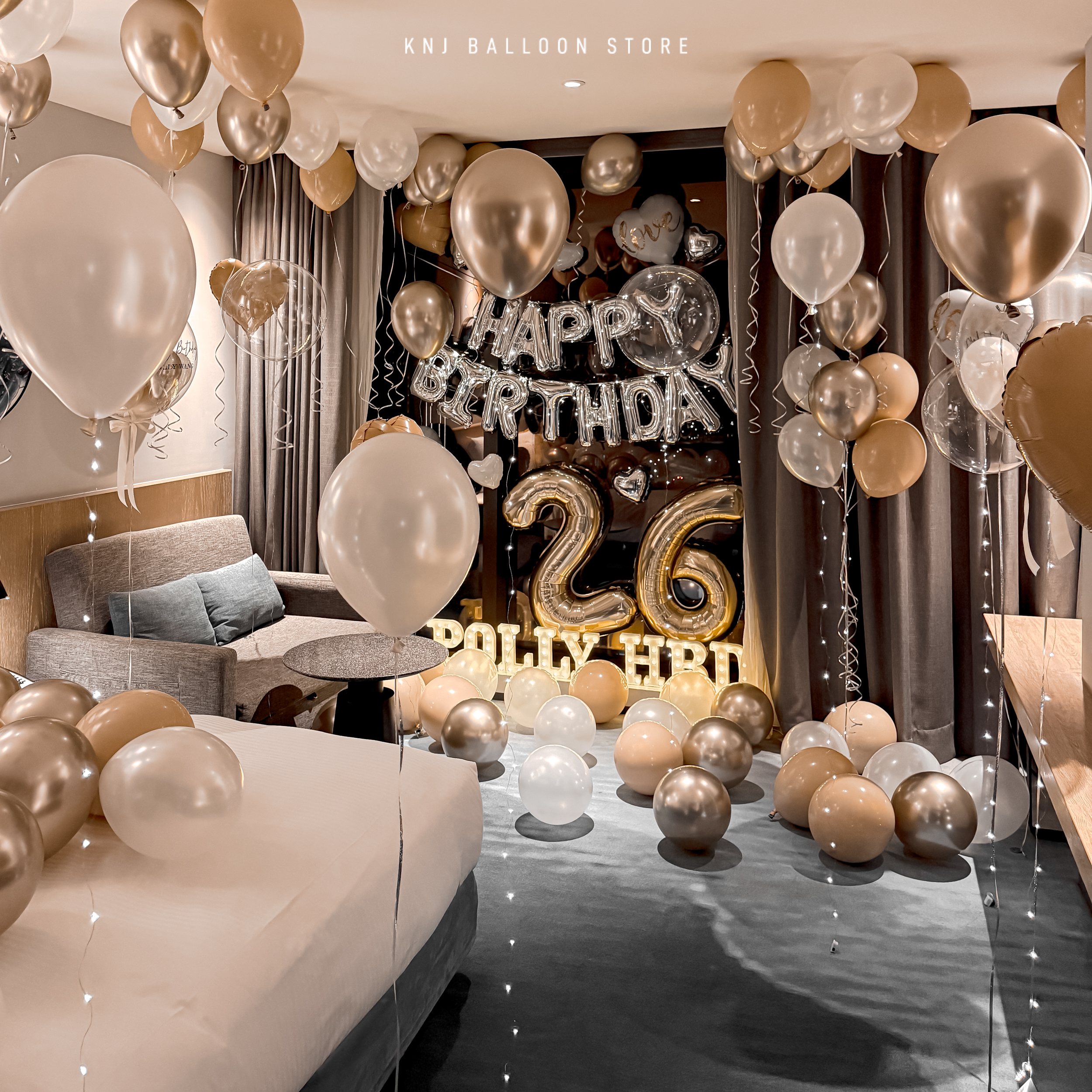 桃園生日氣球佈置｜和逸飯店桃園館