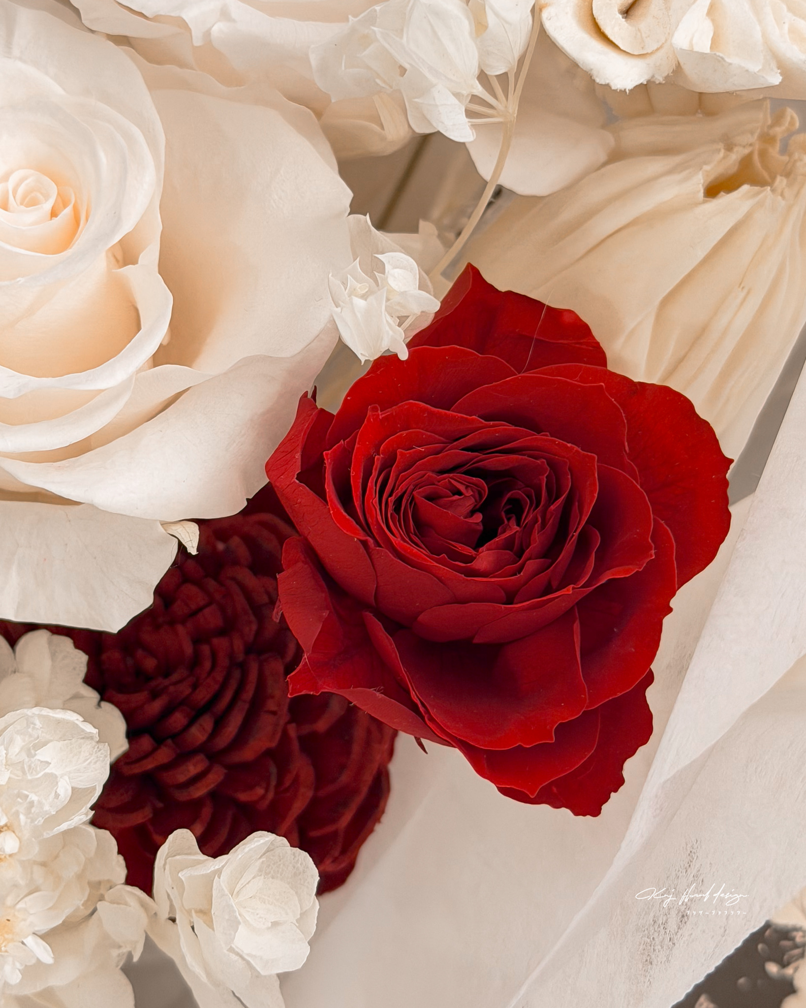 嚴選花材示意圖