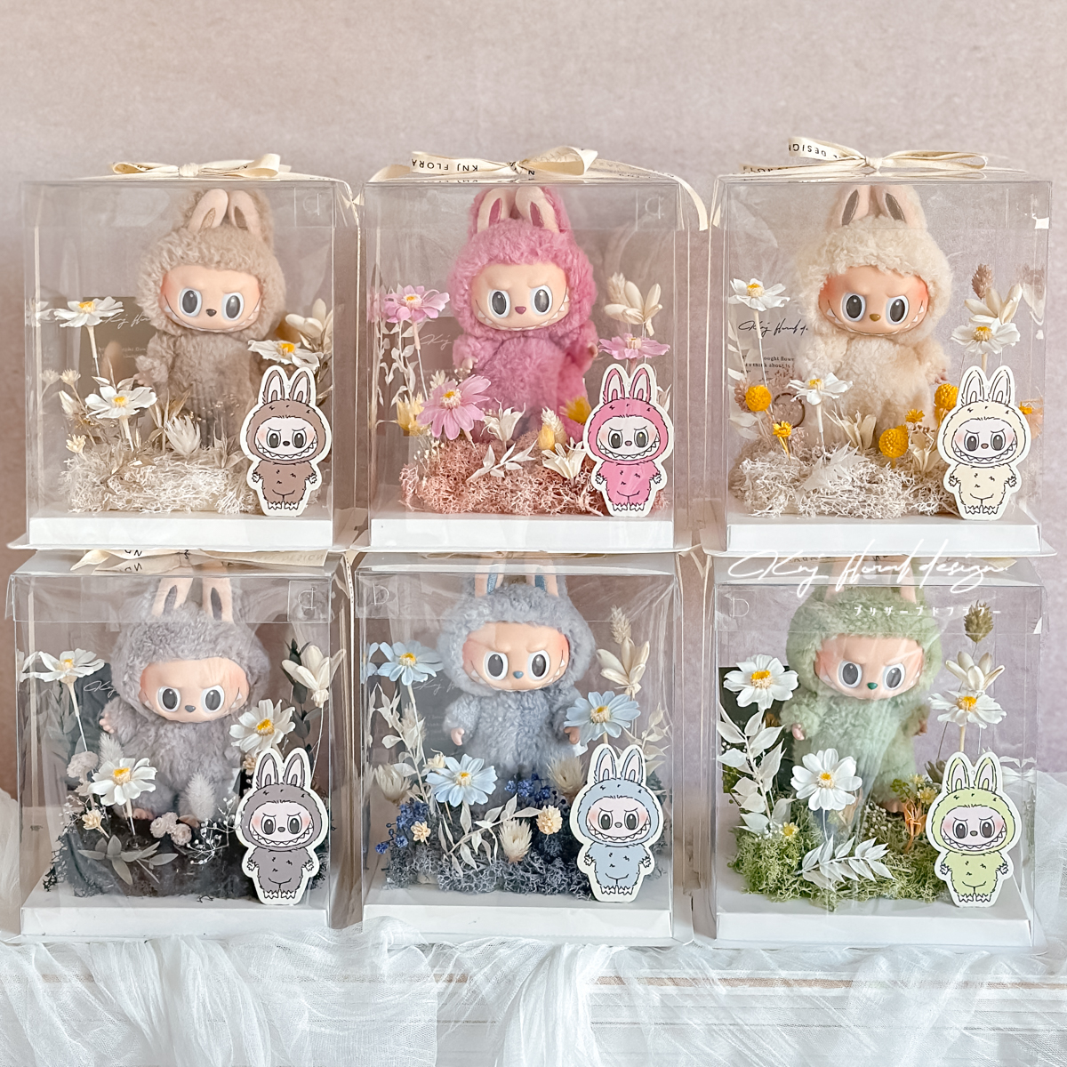LABUBU 馬卡龍花園系列花禮