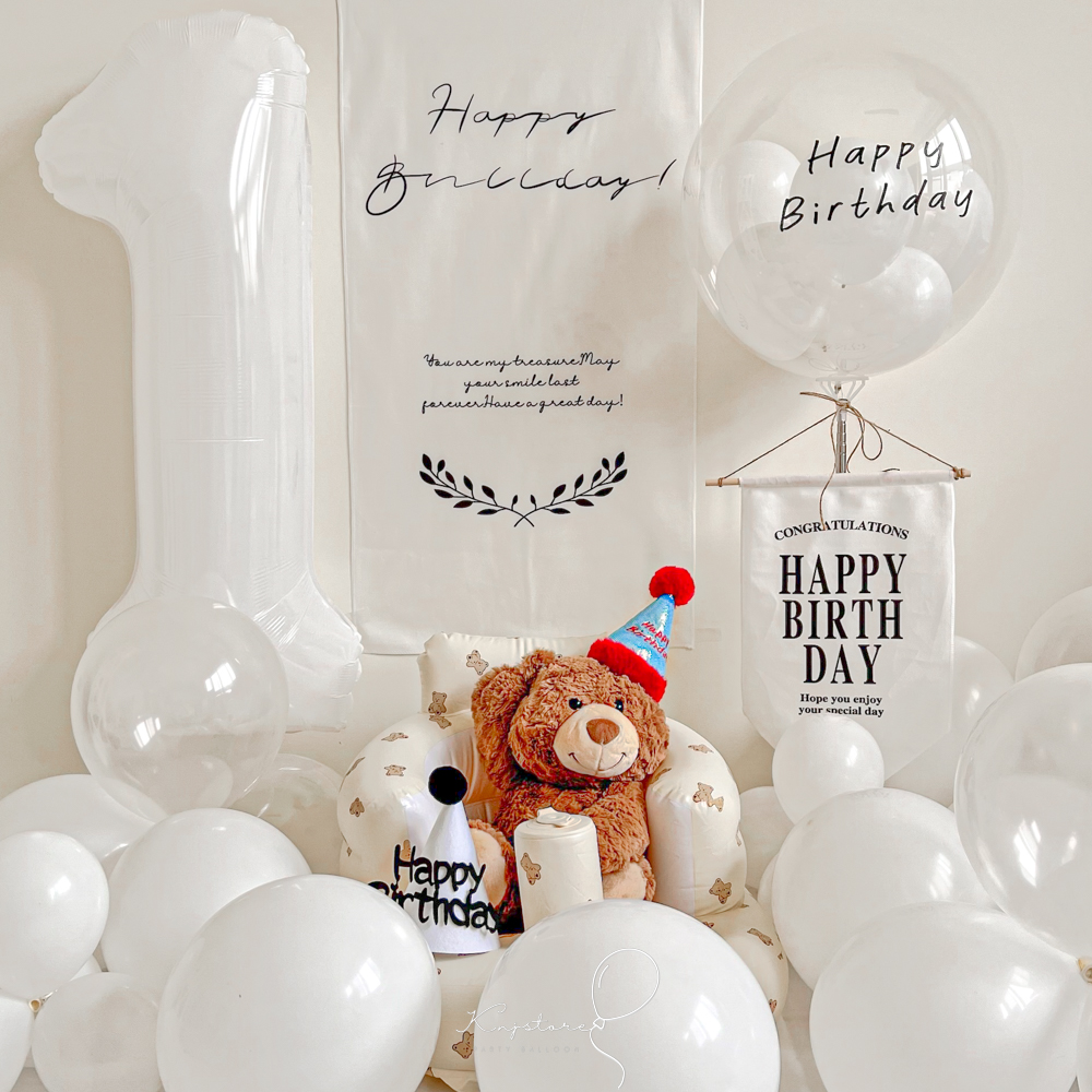 美式純白週歲套餐