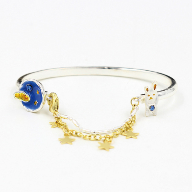 日系宇宙星球太空兔與喵星人星星手環