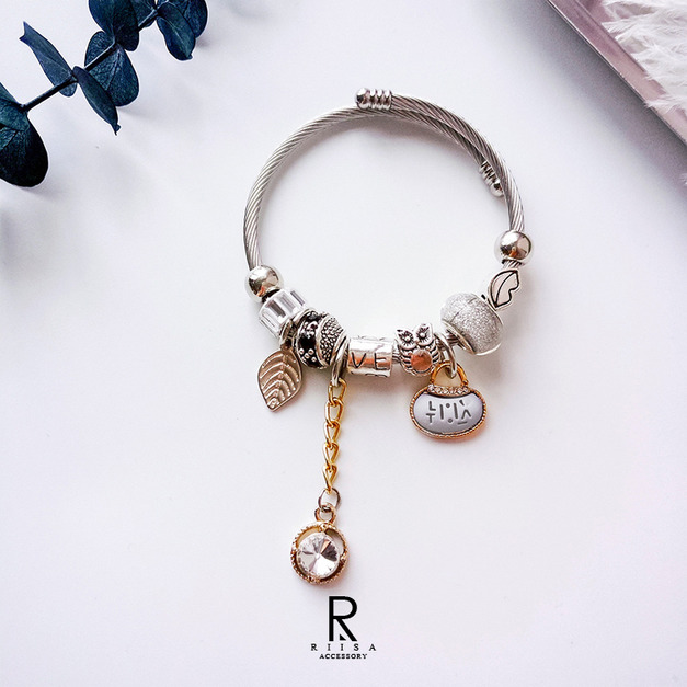 繽紛童話高級不鏽鋼手環-14