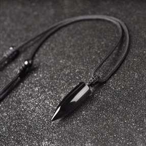 一槍入魂黑曜石子彈招財辟邪項鍊