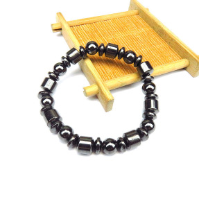 高能量豪華三寶珠黑膽磁石手鍊