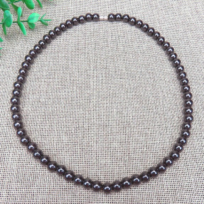 高能量豪華超氣場黑膽磁石項鍊