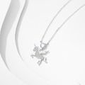 925純銀月光獨角獸白金項鍊_1