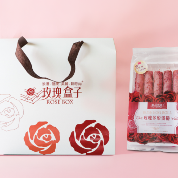 玫瑰多酚蛋捲禮盒(8包一組) 9/24訂單截止陸續出貨