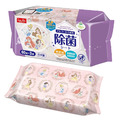 日本LEC迪士尼抗菌濕紙巾-公主大集合-60抽x3包入_1