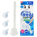 激落君可沖式馬桶清潔刷(1刷+3可沖刷頭)C00607