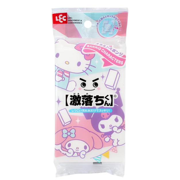 LEC激落君免清潔劑海綿(三麗鷗造型)