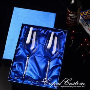 【夢中的婚禮】施華洛世奇水鑽水晶紅酒杯組