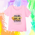 顏色無性別之分T恤-金框-童