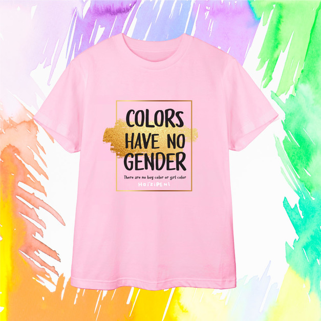 顏色無性別之分T恤-金框-大人款