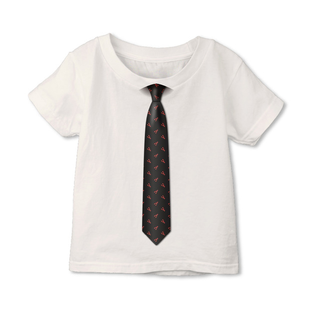 黑底龍蝦領帶-童