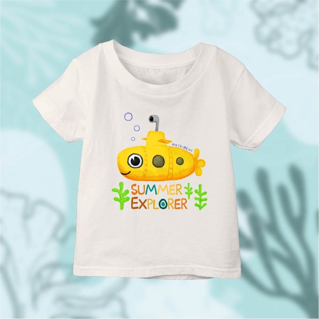 黃色潛水艇 T恤-小孩款