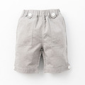 小紳士休閒短褲-灰_1