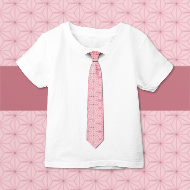 麻葉領帶T恤-童