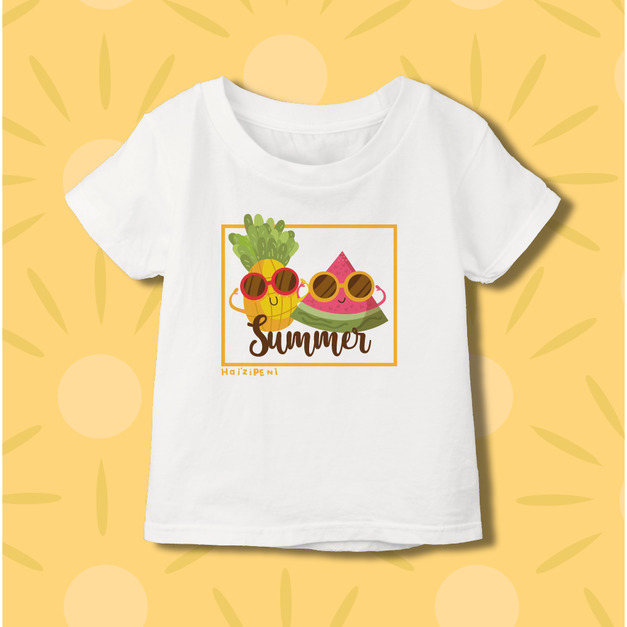 鳳梨妹與西瓜哥 T恤 童