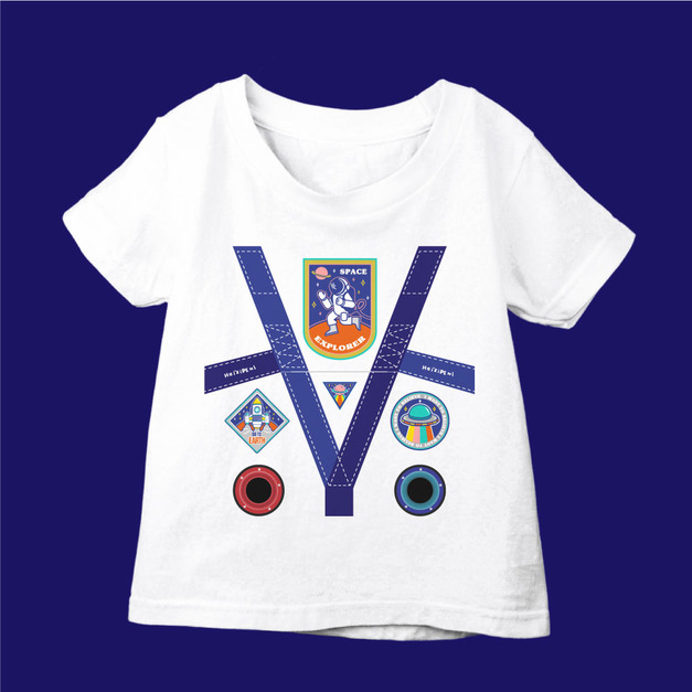 太空人 短袖上衣 T恤 童 可客製