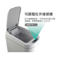 NINESTARS 時尚防水感應垃圾桶7L DZT-7-2S_2