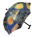 拐杖傘-梵谷 -星夜