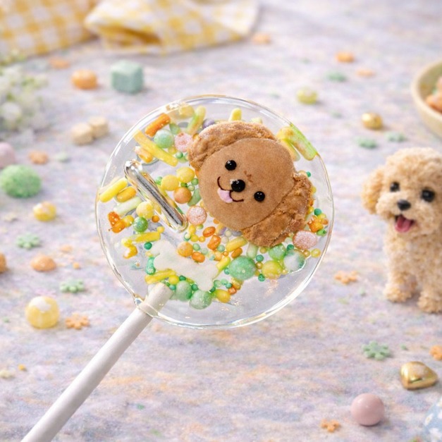 創意棒棒糖 - 貴賓狗的糖果派對