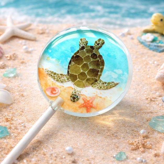 分層棒棒糖－海龜的蔚藍旅程