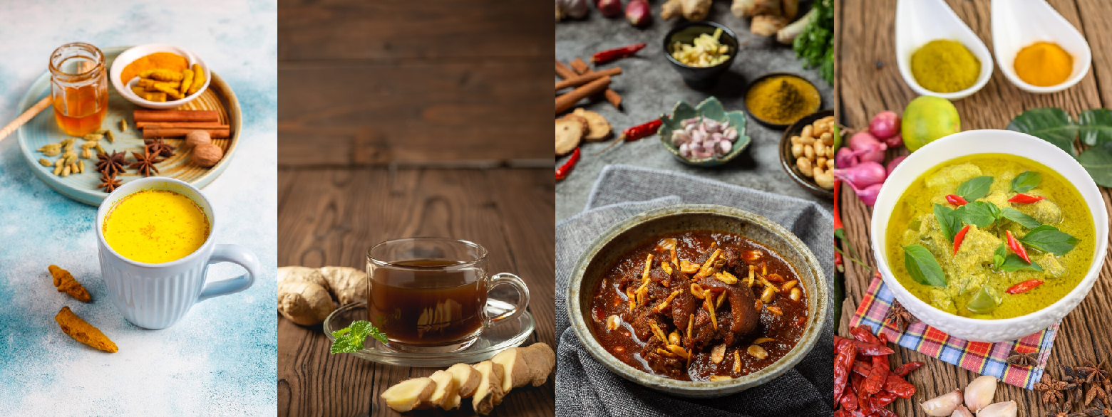 從現在起每天吃薑黃，一個月後會有什麼驚人發現？ GREENGLD薑黃PLUS 進補的食材，滋養強身、提振精神、暖身補氣、促進血液循環來度過寒冷的秋冬。尤其是靠天吃飯的餐飲業者，紛紛推出薑黃或薑汁系列的食品、飲料，例如：薑母鴨、薑黃拿鐵、黑糖薑茶、薑汁燒肉、薑黃飯、薑黃咖哩等料理。