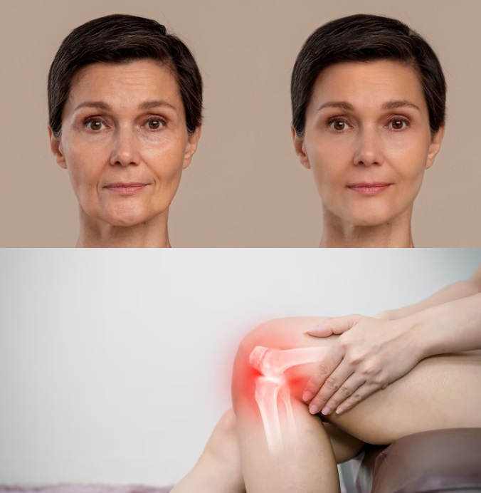 膠原蛋白的功效 維持皮膚彈性減少皺紋 保護軟骨作用減緩關節疼痛