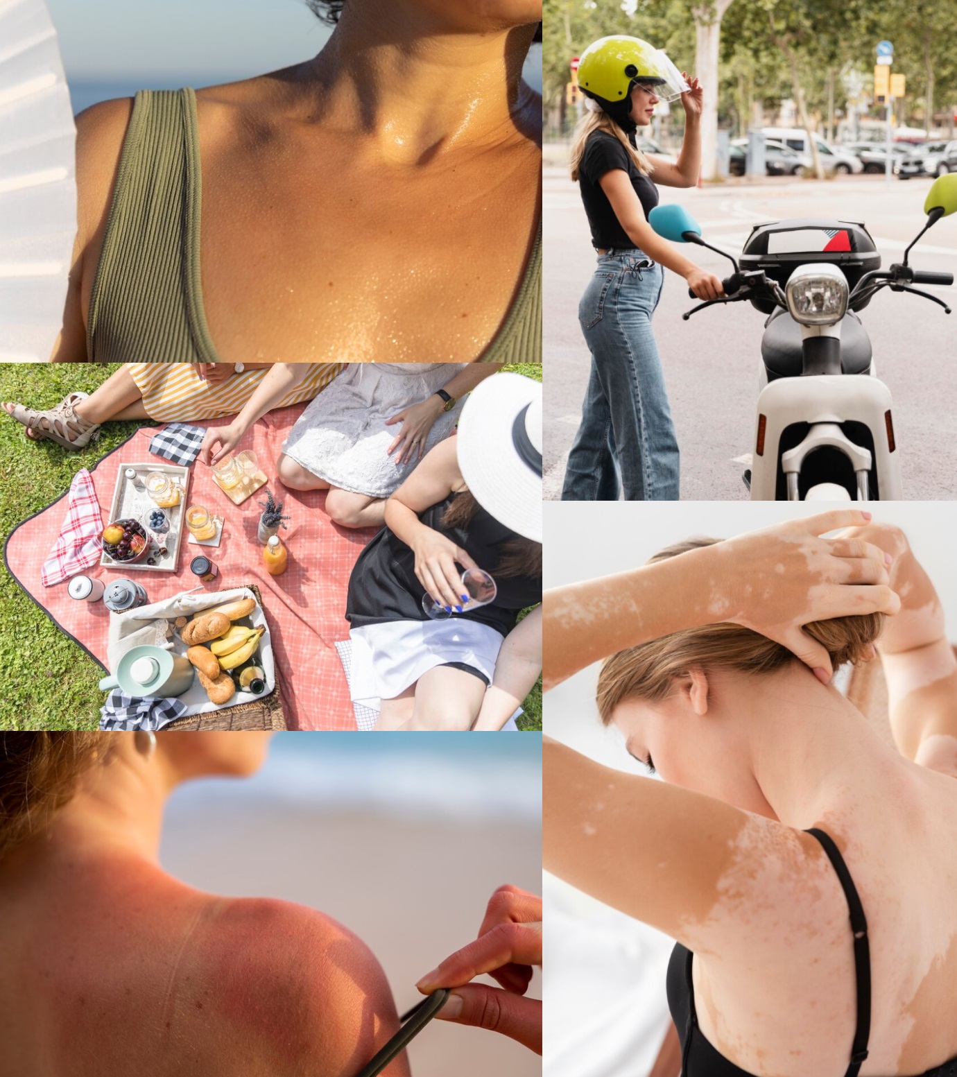 適合冰晶番茄的人 容易曬黑的人 喜歡戶外活動的人(野餐) 機車通勤族 騎車 不喜歡擦防曬 膚色不均