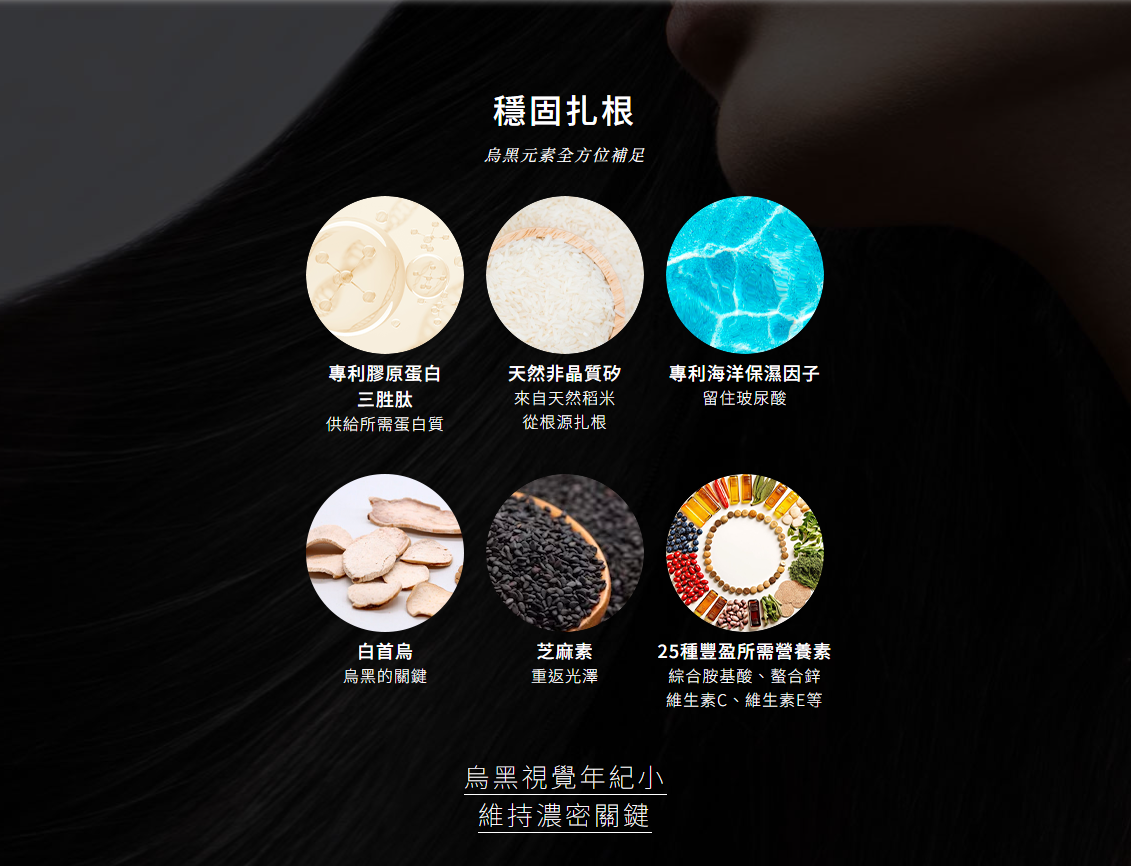 除了白首烏之外，還有什麼營養素也是生髮需要的呢?