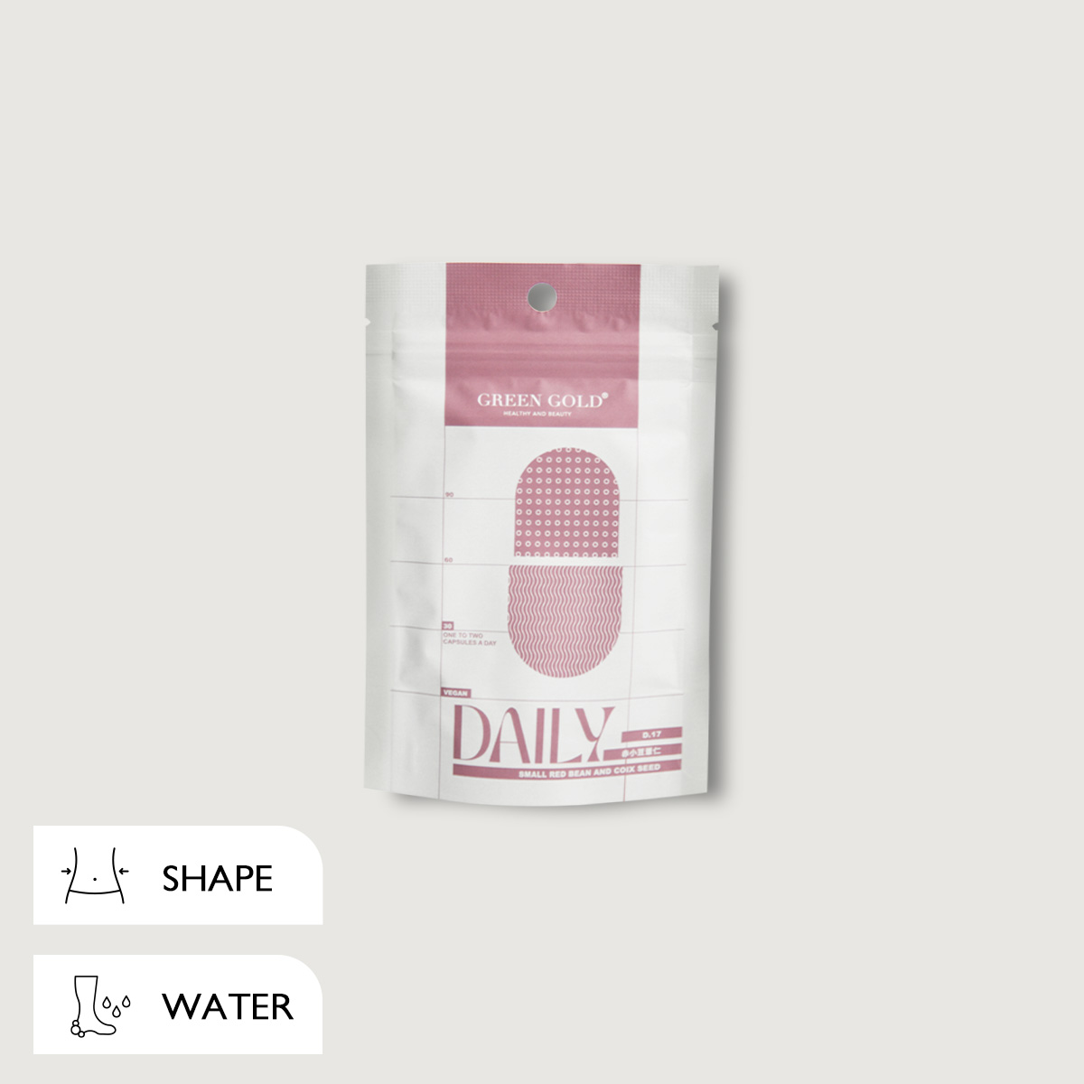 【排水輕盈】赤小豆薏仁植萃膠囊.