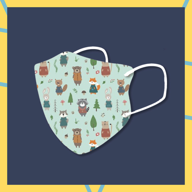 醫宏兒童2-6歲3D立體醫療口罩20入-森林聚會