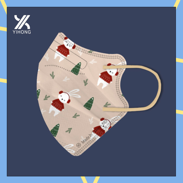 醫宏兒童2-6歲3D立體醫療口罩20入-音樂小兔