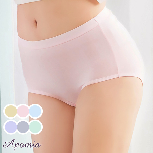 艾波迷亞純色舒棉乾爽透氣美肌褲3件(顏色隨機)