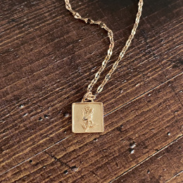 知性玫瑰 ‧ 純銀項鍊